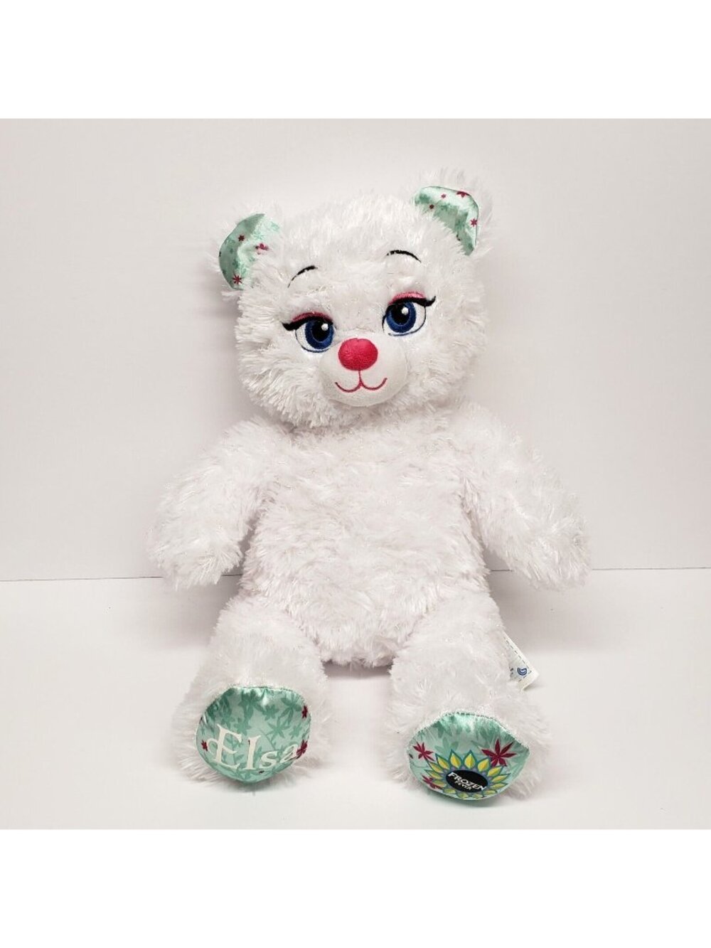 Build a Bear 17" Frozen Fever Elsa Teddy Bear 2015 Stuffed Animal BABW Plush